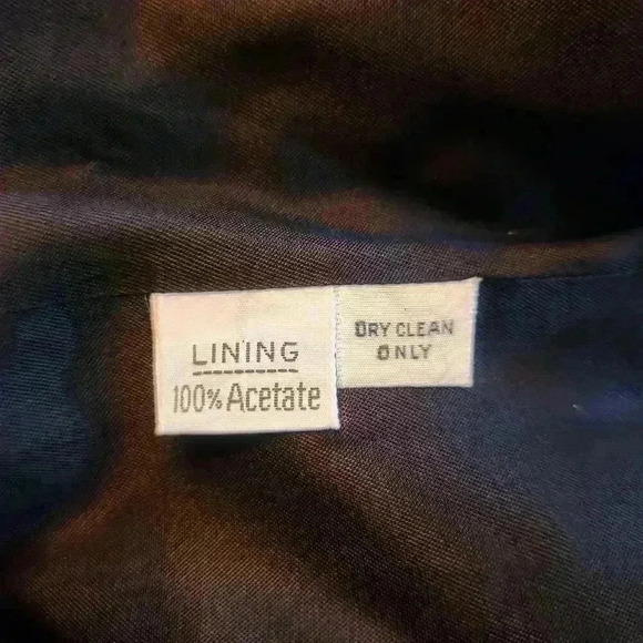 Pierre Cardin Size10 Women's Double Breasted Tuxedo Jacket 100% Wool Satin Lapel - Picture 11 of 11